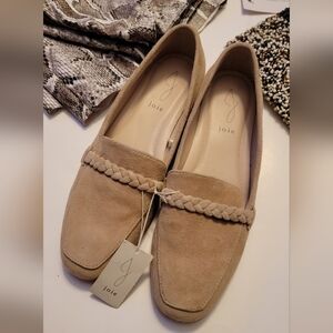 Joie Suede Tan Loafers